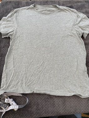 J. Crew Heather Gray Broken-In Crewneck Tee